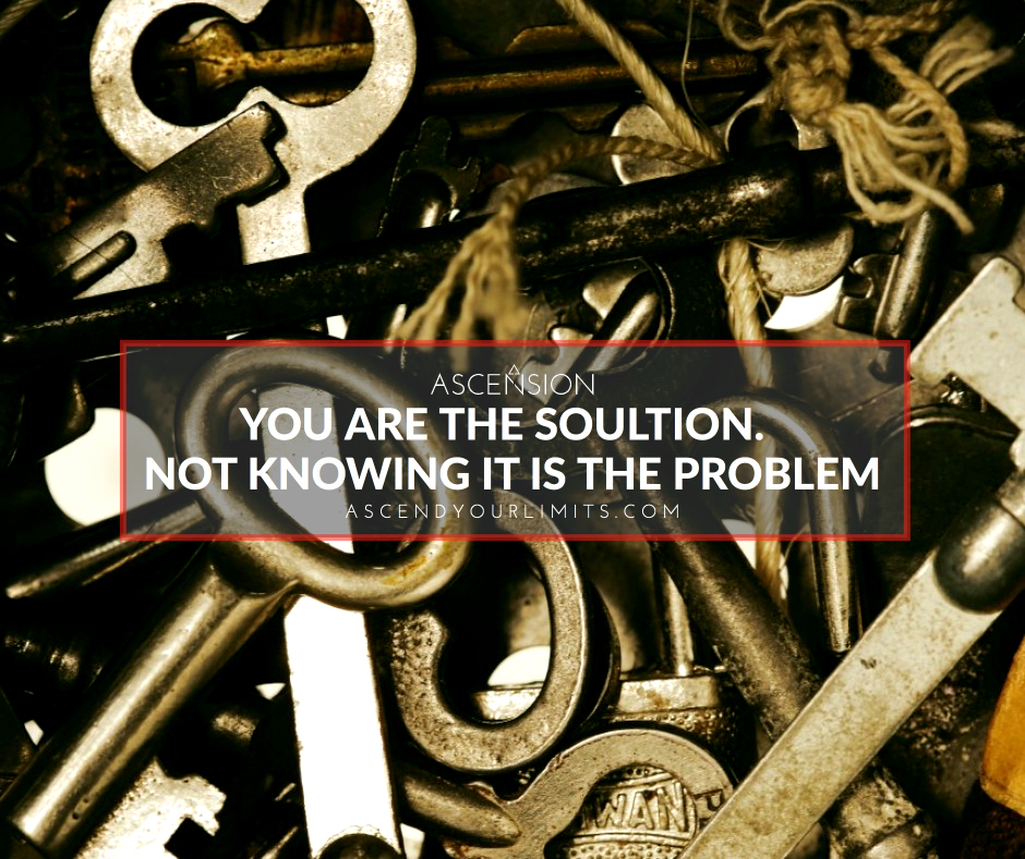 You are the Solution